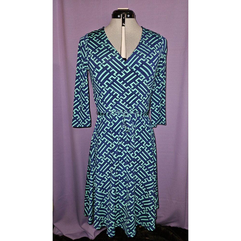 41 Hawthorn, Blue, Teal, Dress, Size: M